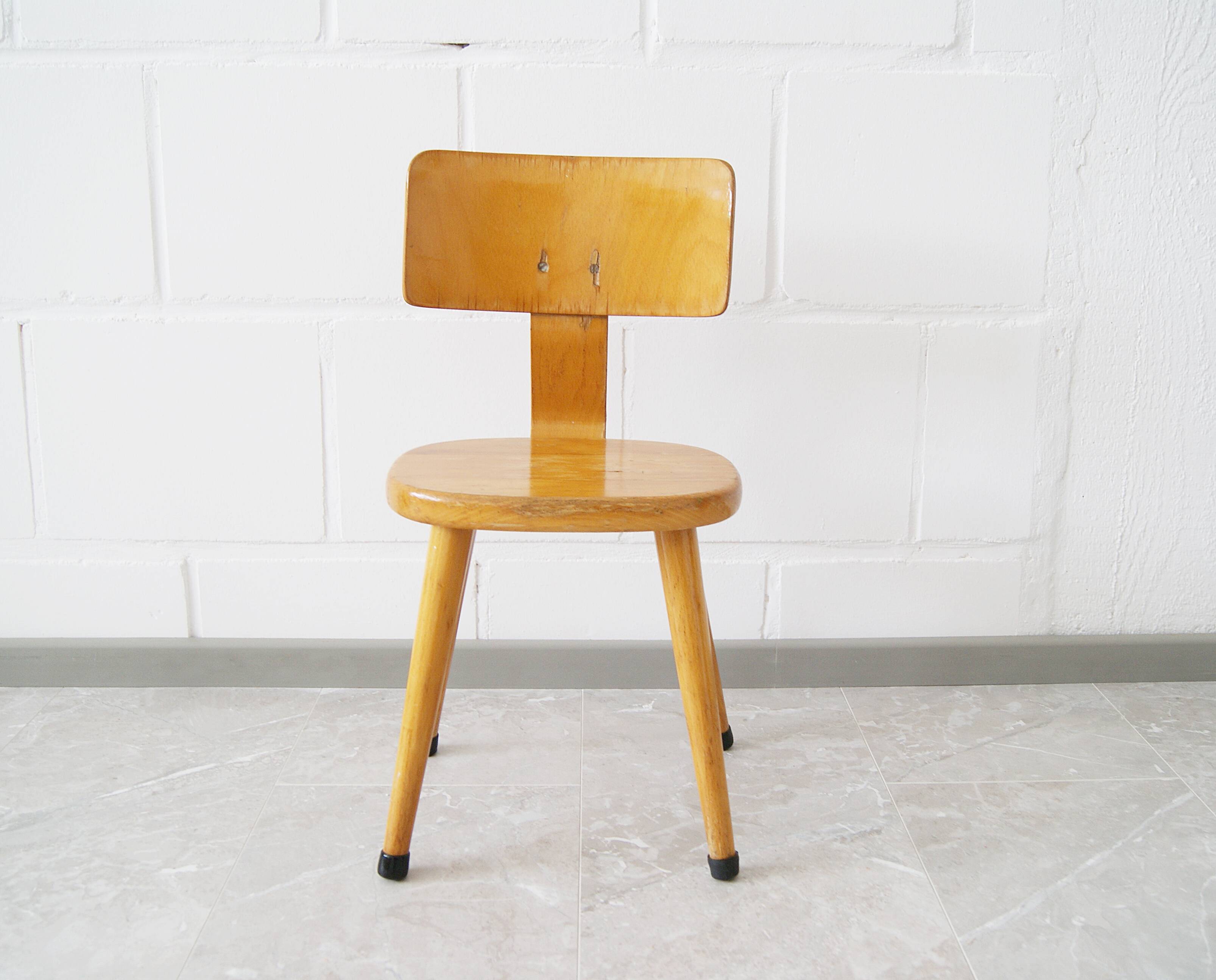 Children's wooden chair