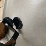 Pair of greige eames chairs