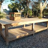 Pine draper table 3m x 1m