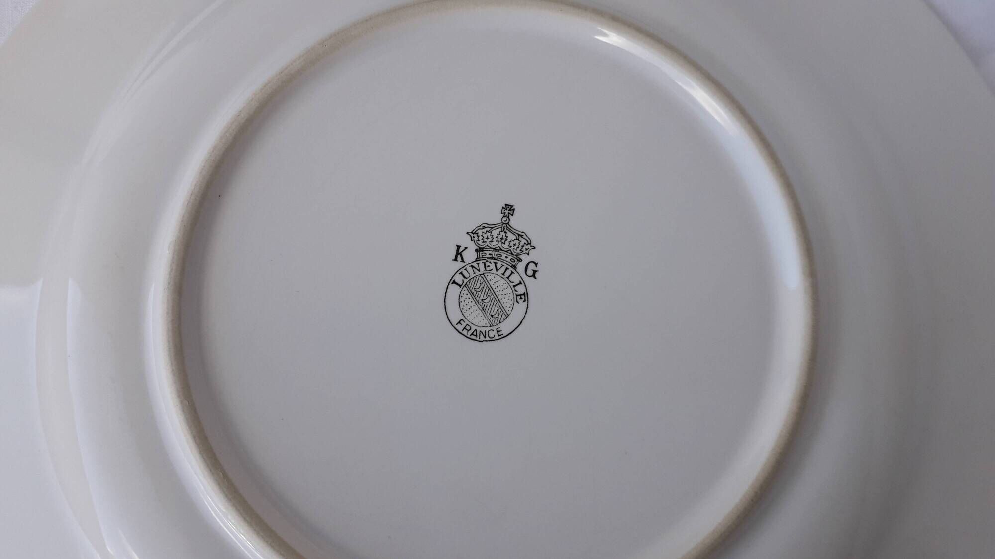 Dessert plates Lunéville