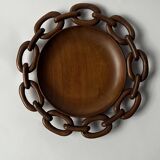 Centre de table en bois sculpté
