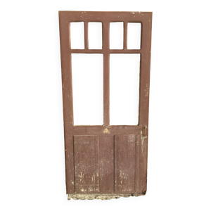 Porte d'entrée en chêne