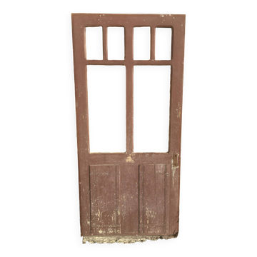 Porte d'entrée en chêne