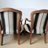Paire de fauteuils cabriolets
