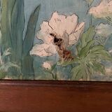 Art Nouveau screen 1900 floral decoration