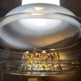 Murano glass mushroom pendant light by Mazzega Italy 1960.70