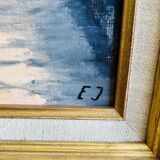 Oil painting on canvas eric jeandupeux
