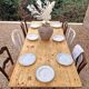 Table de ferme extensible