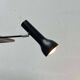 Mid-century minimalist Swiss clamp table lamp by the SLZ team for Swisslamps International, 1960s.