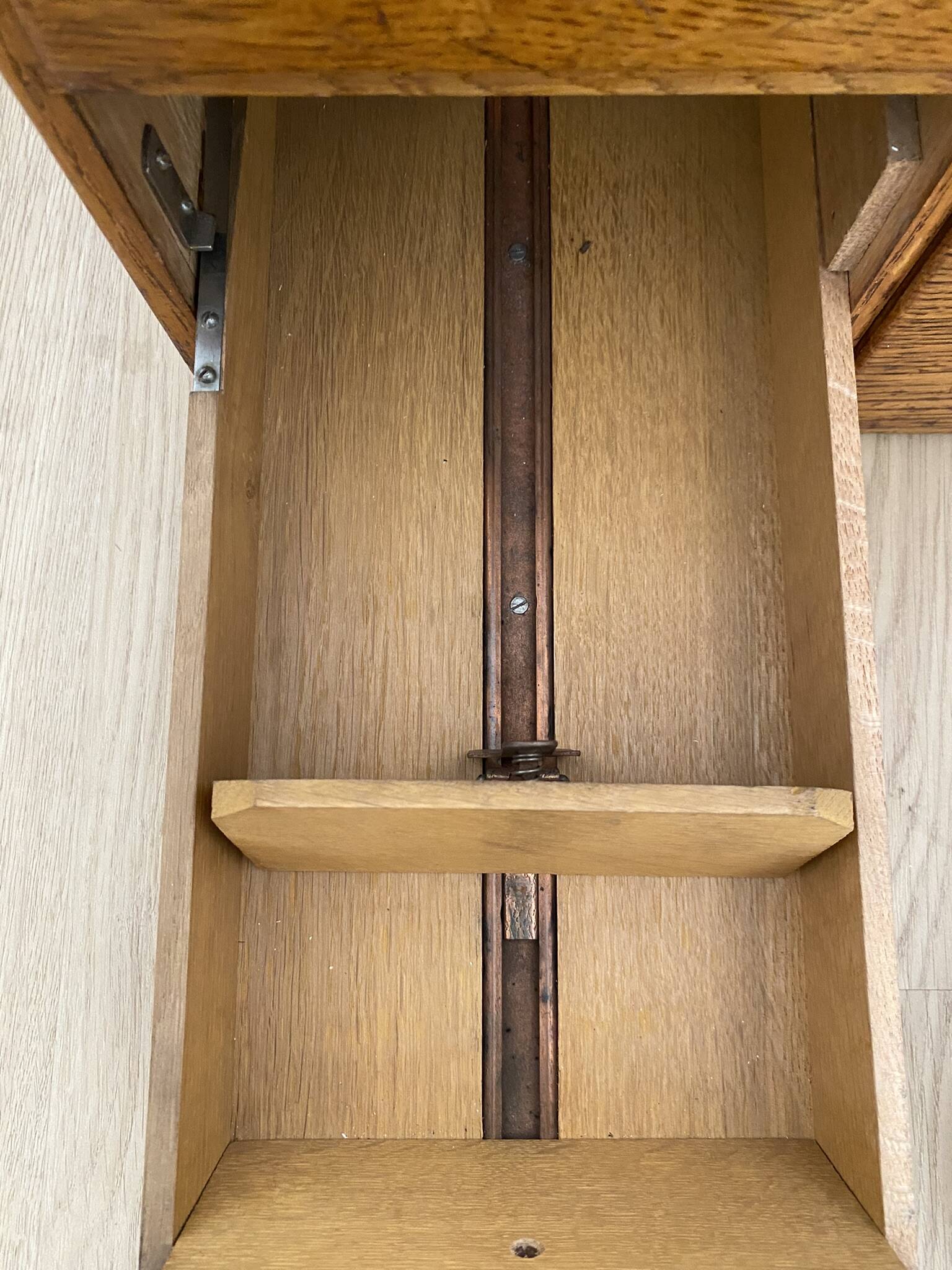 Vintage professional furniture, shannon unis france four-drawer filing cabinet for postcards
