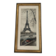 Vintage lithograph by Ortiz Alfau - Paris - the Eiffel Tower