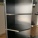 Black lacquered cabinet by Kazuhide Takahama for Cassina, 1980