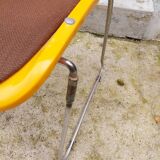 Paire de chaises traineaux Orange