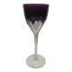 Verre à vin en cristal Baccarat modèle Genova doublé Amethyste