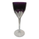 Verre à vin en cristal Baccarat modèle Genova doublé Amethyste
