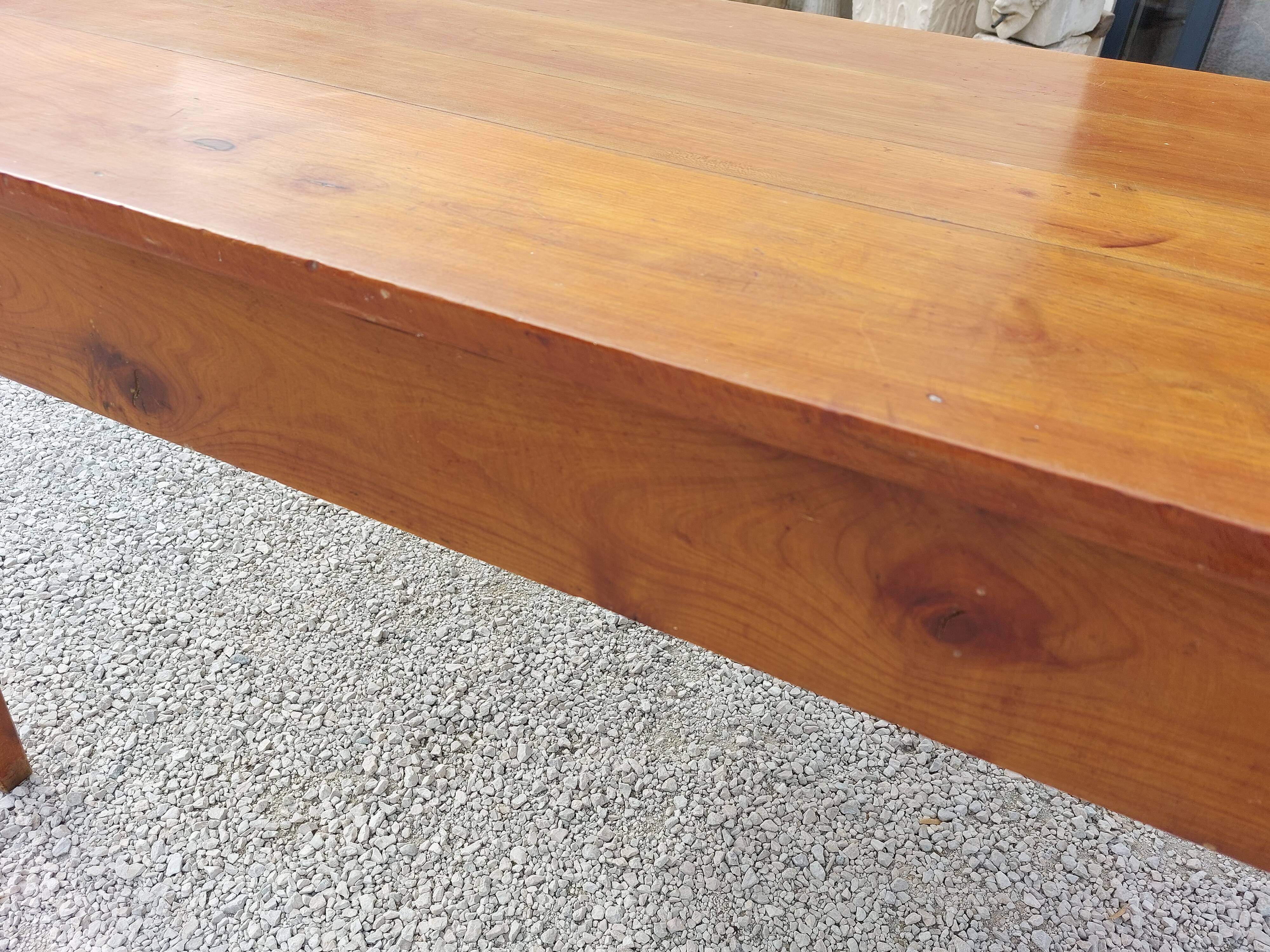 Cherry farm table 19th -1m50