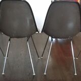 Series of 4 chairs DSX Charles Eames for Herman Miller, 1970