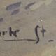 HSP Paris Porte St Denis painting signed William ec. XX° cf. Laloue Cortès + frame