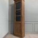 High glass-fronted oak cabinet (renovated)
