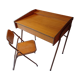 Bureau et chaise enfant vintage design lallemand