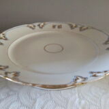 Plat à gâteau porcelaine de Paris XIXe