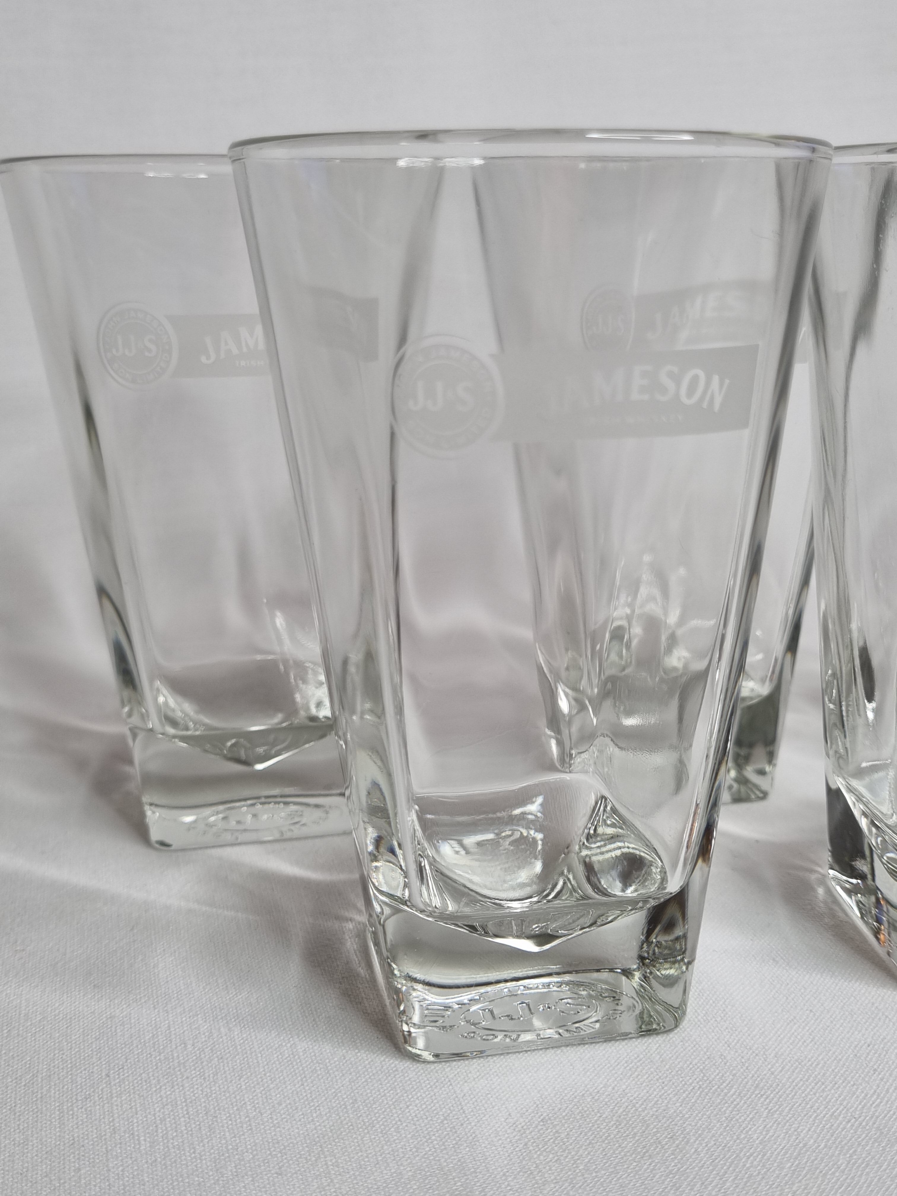 Set of 5 Jameson whiskey glasses, longdrink