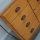 Antique British Maple & Oak Haberdashery Cabinet or Shop Counter, 1920/30s