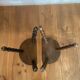Paire tabourets de laitiers bas ancien