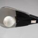 Large stainless steel desk lamp