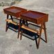 Set of 2 modernist Danish teak bedside tables by Søren Rasmussen, 1964