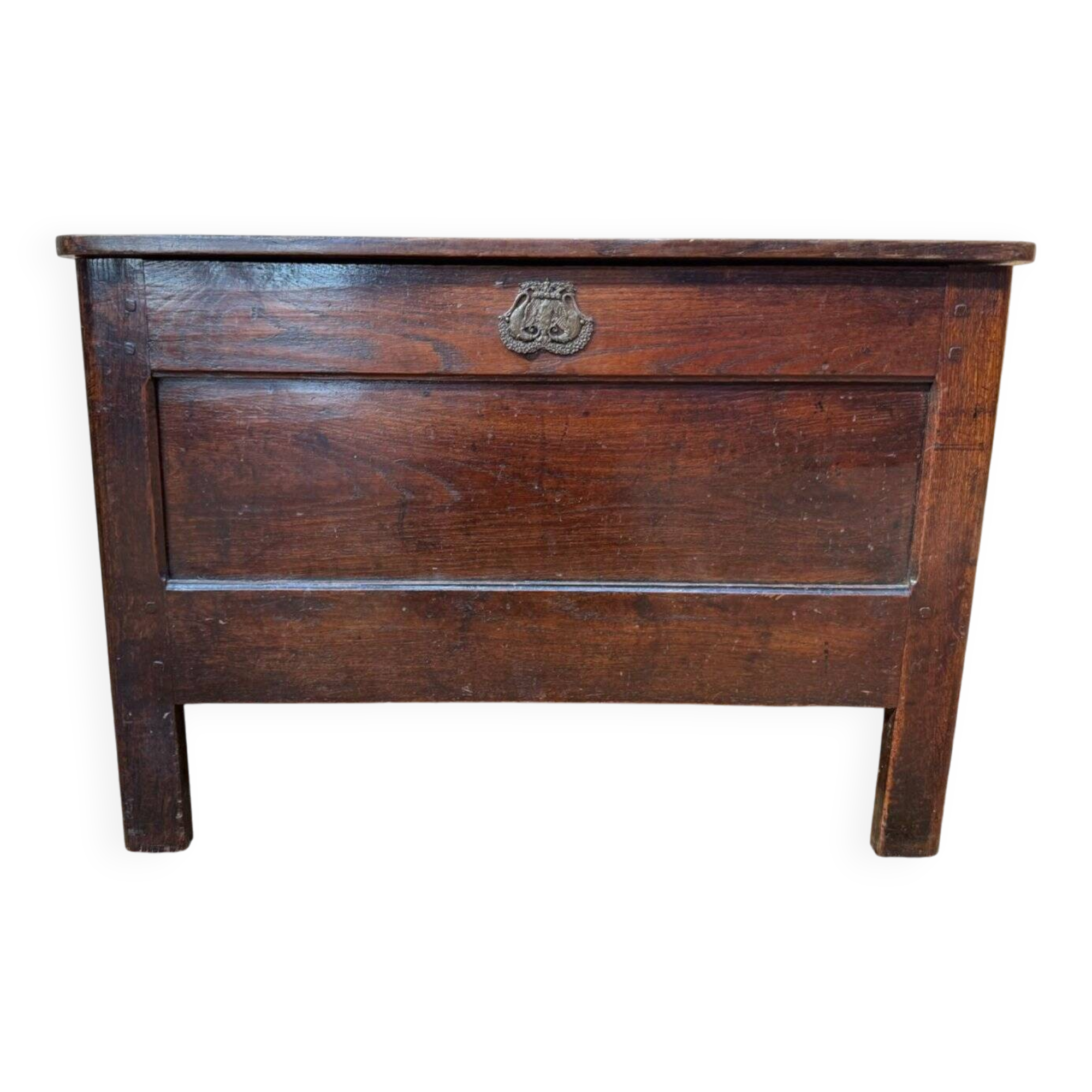 Louis XIII oak solid wood bank chest