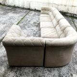 Laauser sofa and armchairs set of modules from the 60s/70s vintage
