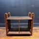 Vintage side table – Wooden structure and open shelf