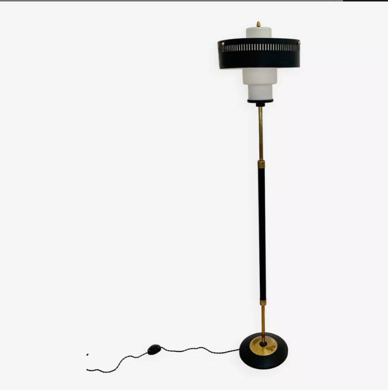 Floor lamp by Bruno Gatta for Stilnovo, Italy, 1960s.