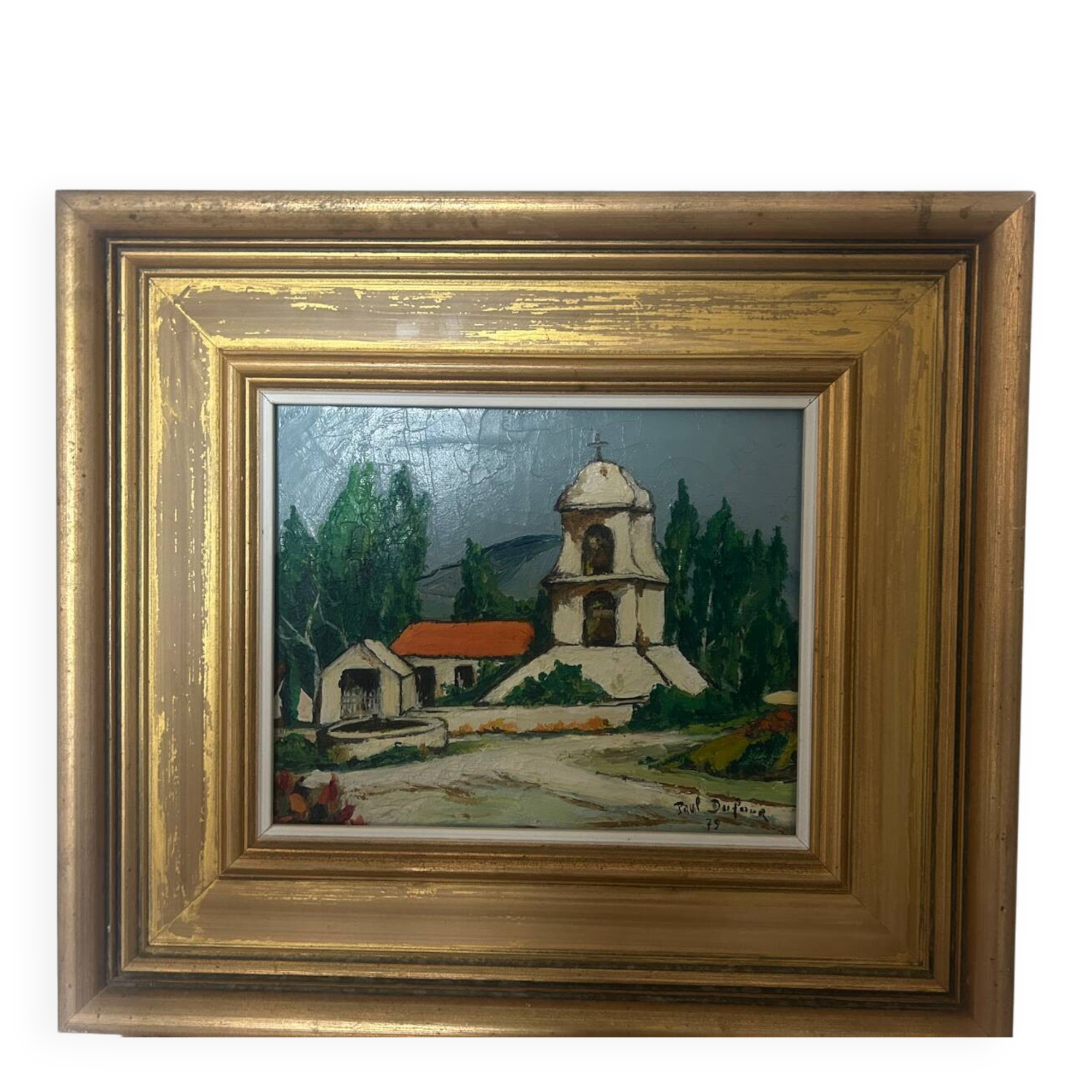 Tableau huile sur toile signé Paul Dufour