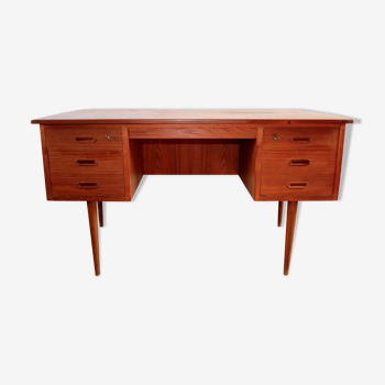 Scandinavian desk 60s teak