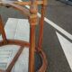 Old Louis XVI style pedestal table with marble top