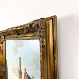 Painting Bruges Belgium 17th century