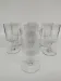 8 large crystal glasses from Baccarat, Champigny model.