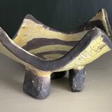 Ashtray in raku, circa 1990/2000
