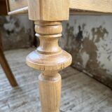 Blonde walnut desk and pine top 1900