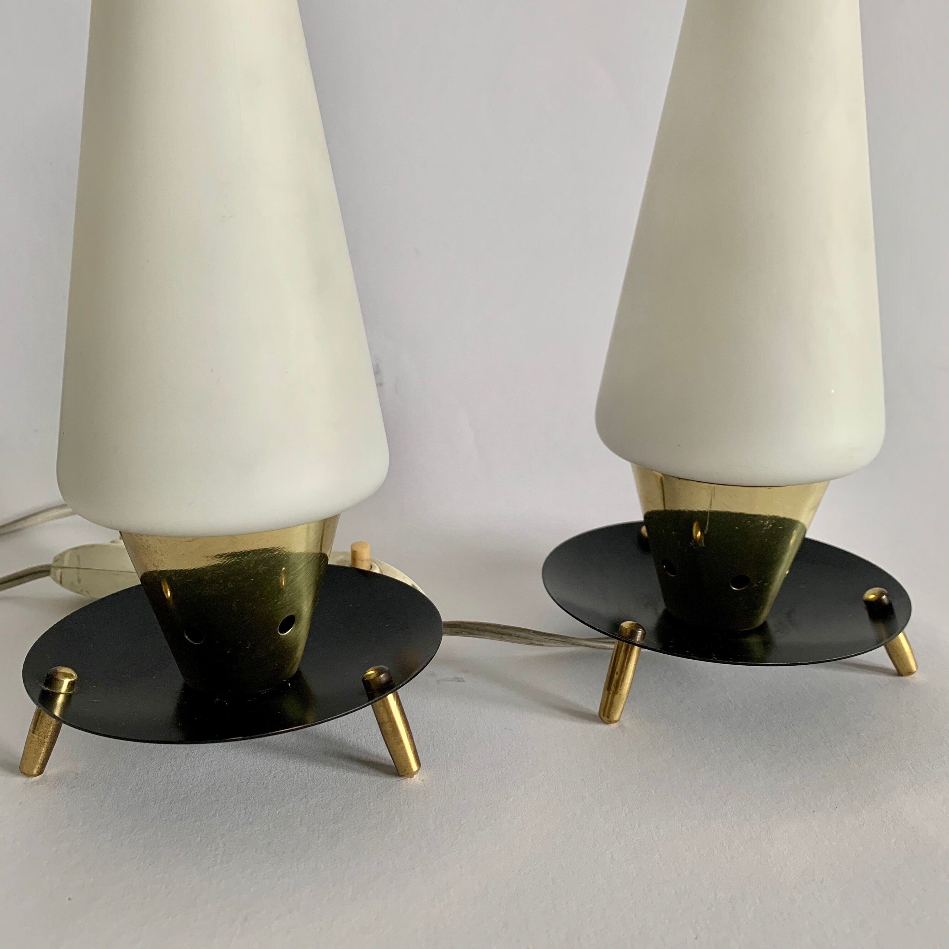 Pair of Bedside Lamps, 1960s