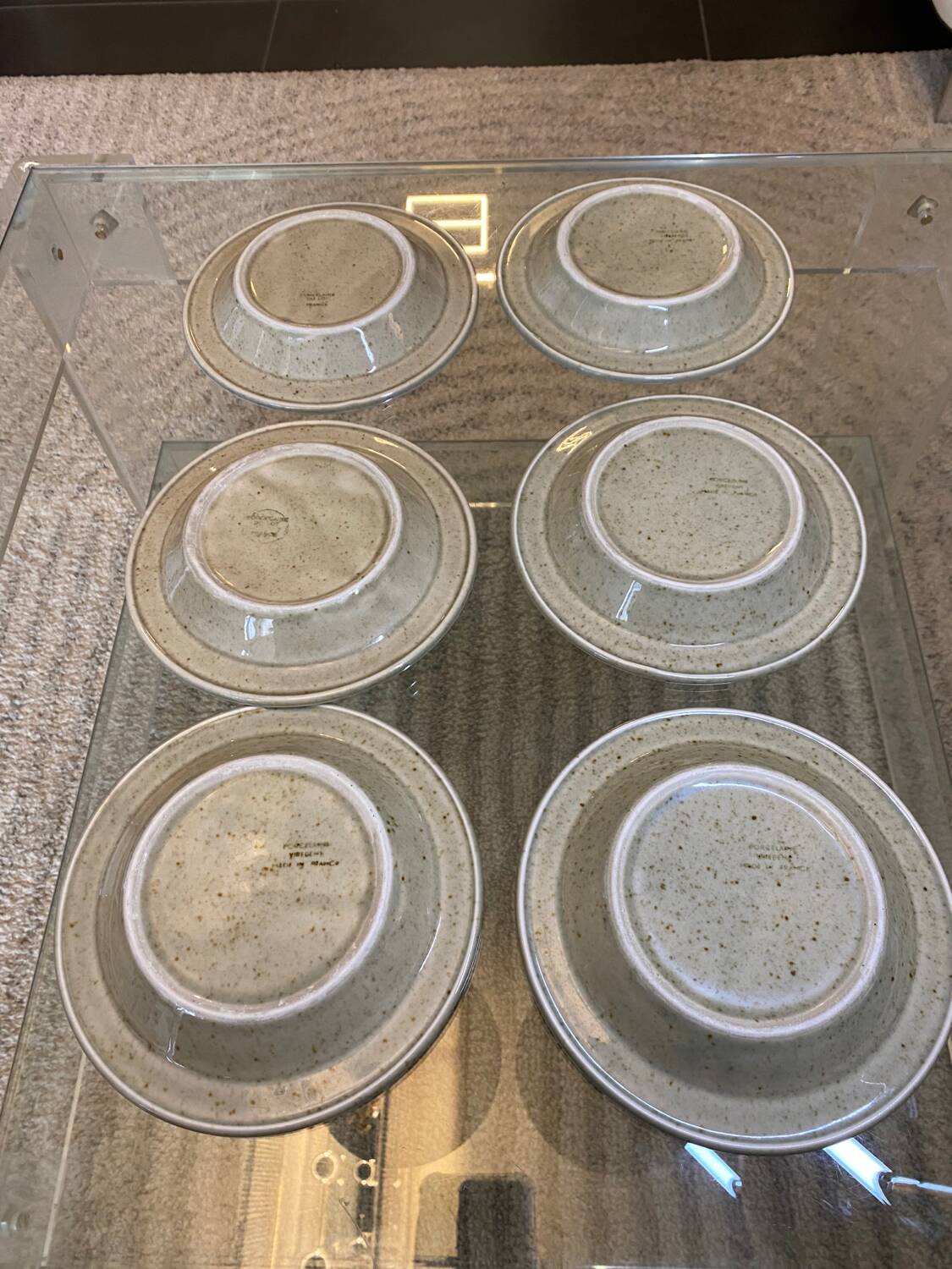 Service à café vintage en porcelaine de Virebent