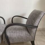 Pair of Art Deco armchairs