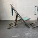 Lot de 2 chaises longues bleues