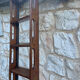 Wooden and iron boat ladder