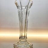 Val Saint Lambert Art deco vaas, serie Luxval model Américain L transparant