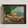 Oil on canvas The Pointe de Bacon in Antibes by M. Desgardins