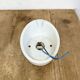 Vintage White Porcelain Wall Light, 1970s
