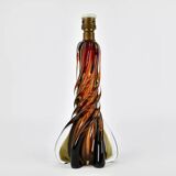 Lampe de table en verre d'uranium Murano, années 1950